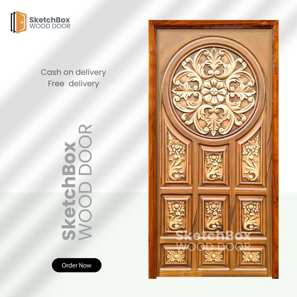 Modern Bedroom Wooden Door Design SD-1