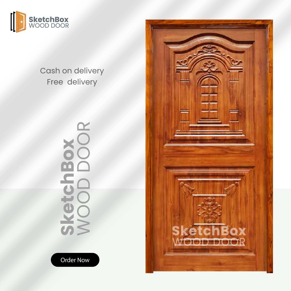 Modern Bedroom Wooden Door Design SD-4