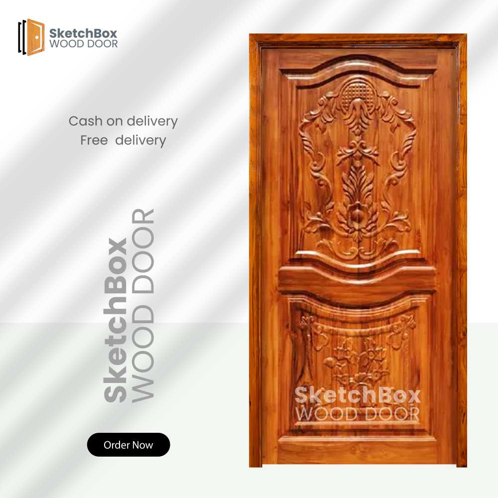 Modern Bedroom Wooden Door Design SD-7