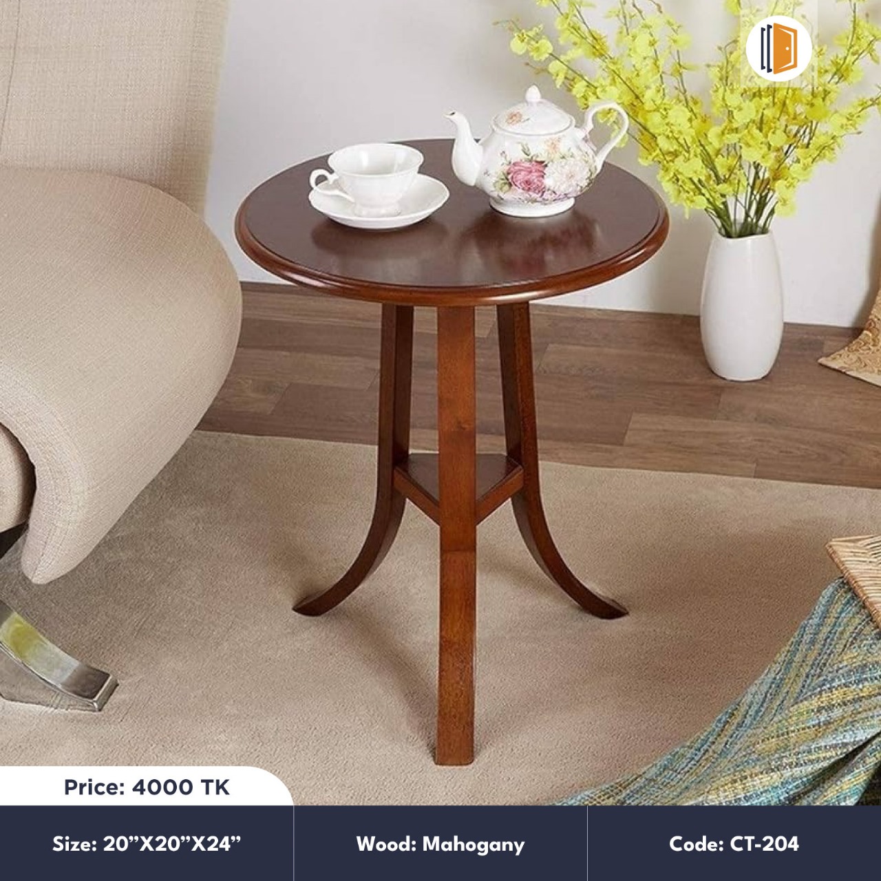 Premium Mahogany Coffee Table CT-204